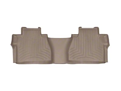 Weathertech DigitalFit Rear Floor Liner; Tan (14-21 Tundra Double Cab w/o Underseat Storage Box)