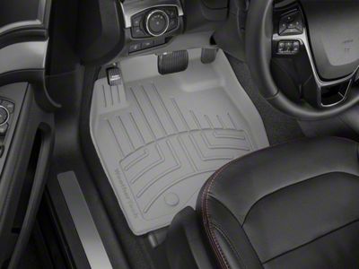 Weathertech Front Floor Liner HP; Gray (22-25 Tundra)