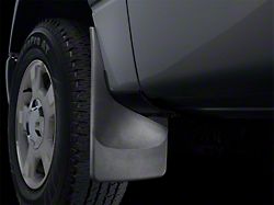 Weathertech No-Drill Mud Flaps; Front; Black (07-21 Tundra)