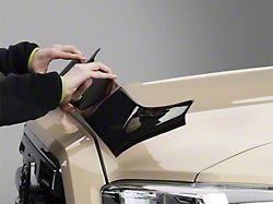 Weathertech Low Profile Hood Protector; Dark Smoke (07-13 Tundra)