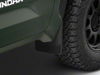 Weathertech No-Drill Mud Flaps; Front and Rear; Black (22-25 Tundra)