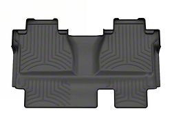 Weathertech Rear Floor Liner HP; Black (14-21 Tundra Double Cab w/o Rear Underseat Storage)