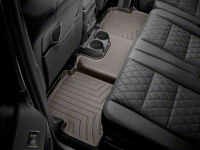 Weathertech Rear Floor Liner HP; Cocoa (22-25 Tundra CrewMax)