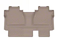 Weathertech Rear Floor Liner HP; Tan (14-21 Tundra Double Cab w/o Rear Underseat Storage)