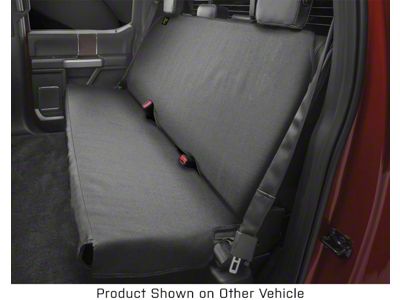 Weathertech Second Row Seat Protector; Charcoal (07-25 Tundra Double Cab)