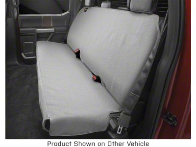 Weathertech Second Row Seat Protector; Gray (07-25 Tundra CrewMax)