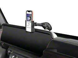 Weathertech WindshieldFone; Black 