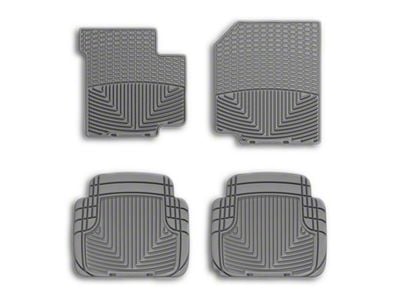 Weathertech All-Weather Front Rubber Floor Mats; Gray (87-95 Jeep Wrangler YJ)