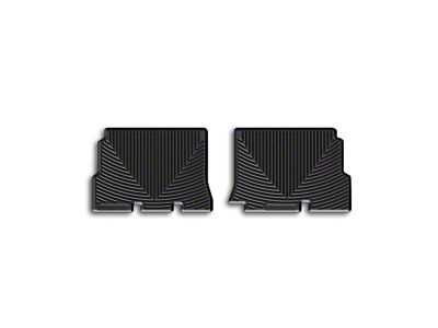 Weathertech All-Weather Rear Rubber Floor Mats; Black (14-18 Jeep Wrangler JK 4-Door)