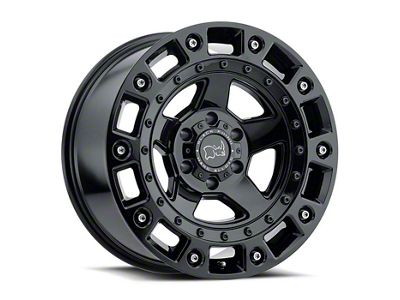 Weld Off-Road Cinch Satin Black with Gloss Black Ring 6-Lug Wheel; 20x9; 0mm Offset (24-25 Tacoma)