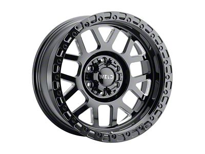 Weld Off-Road Cinch Gloss Black Milled 6-Lug Wheel; 20x9; 20mm Offset (25-26 4Runner)