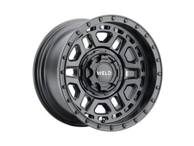 Weld Off-Road Crux Satin Black 6-Lug Wheel; 20x10; -19mm Offset (25-26 4Runner)