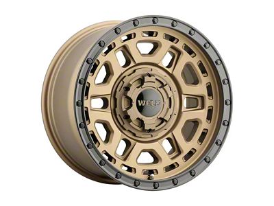 Weld Off-Road Crux Satin Bronze 6-Lug Wheel; 17x9; -12mm Offset (25-26 4Runner)