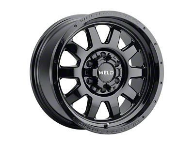 Weld Off-Road Stealth Gloss Black 6-Lug Wheel; 18x9; 0mm Offset (03-09 4Runner)