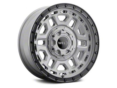 Weld Off-Road Crux Gloss Armor Gray 6-Lug Wheel; 17x9; 0mm Offset (21-25 Bronco, Excluding Raptor)