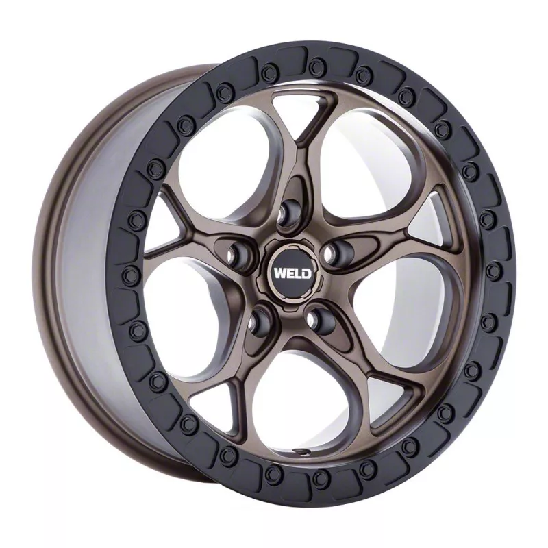 Weld Off-Road Jeep Wrangler Ledge Satin Bronze with Satin Black