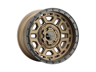 Weld Off-Road Crux Satin Bronze 6-Lug Wheel; 17x9; 0mm Offset (24-25 Tacoma)