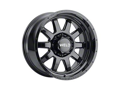 Weld Off-Road Stealth Gloss Black 6-Lug Wheel; 20x10; -18mm Offset (24-25 Tacoma)