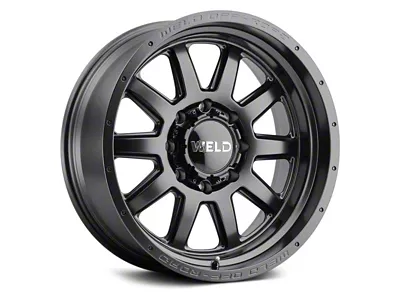 Weld Off-Road Stealth Satin Black 6-Lug Wheel; 20x10; -18mm Offset (17-24 Titan)