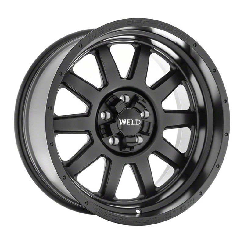 Weld Off-Road Tundra Stealth Satin Black 5-Lug Wheel; 20x9