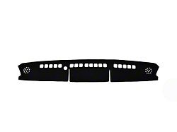 WELLvisors Bamboo Charcoal Dash Mat; Black (20-25 Jeep Gladiator JT)