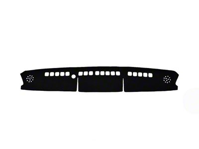 WELLvisors Bamboo Charcoal Dash Mat; Black (20-25 Jeep Gladiator JT)