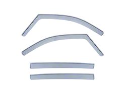 WELLvisors In-Channel Style Window Visors Wind Deflectors; Front and Rear; Dark Tint (20-25 Jeep Gladiator JT)