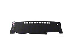 WELLvisors Suede Style Dash Mat; Black (16-23 Tacoma)