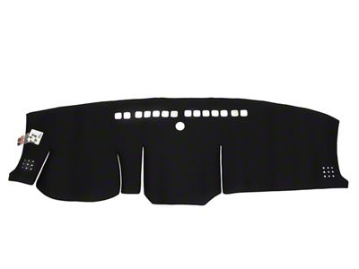 WELLvisors Bamboo Charcoal Dash Mat; Black (14-21 Tundra)