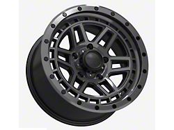 Wesrock Wheels BT-26 Satin Black with Black Decorative Bolts 6-Lug Wheel; 17x8.5; 20mm Offset (03-09 4Runner)