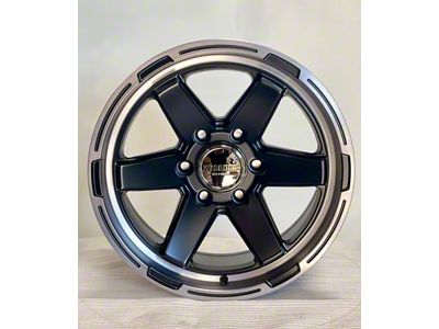 Wesrock Wheels MS-79 Anthracite with Black Simulated Beadlock 6-Lug Wheel; 17x8.5; 6mm Offset (24-25 Tacoma)