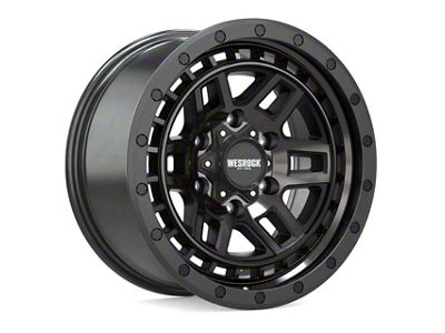 Wesrock Wheels BT-26 Black Machined Wheel; 18x9; 0mm Offset (14-21 Tundra)