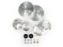 Westcott Designs 1.60 to 1.70-Inch Front / 1.25-Inch Rear PreLoad Collar Lift Kit; Raw Aluminum (21-24 4Runner TRD Pro w/ FOX Suspension)