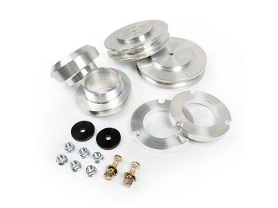 Westcott Designs 3-Inch Front / 1.25-Inch Rear PreLoad Collar Lift Kit; Raw Aluminum (10-24 4Runner SR5, TRD Off-Road, Trail, Venture)