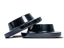Westcott Designs 0.75-Inch Rear Lift Pucks; Raw Aluminum (24-25 Tacoma w/ Rear Coil Springs)