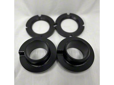 Westcott Designs 1.50-Inch Front Preload Collar Lift Kit; Black Anodized (17-19 Tacoma TRD Pro w/ FOX Suspension)