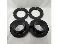 Westcott Designs 1.50-Inch Front Preload Collar Lift Kit; Raw Aluminum (17-19 Tacoma TRD Pro w/ FOX Suspension)