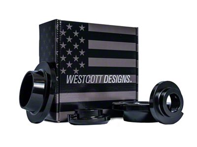 Westcott Designs 1.75-Inch Front / 0.75-Inch Rear PreLoad Collar Lift Kit; Black Anodized (24-25 Tacoma TRD Pro)