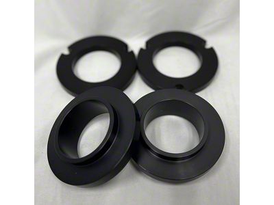 Westcott Designs 3-Inch Front PreLoad Collar Lift Kit; Black Anodized (05-23 Tacoma SR, SR5)