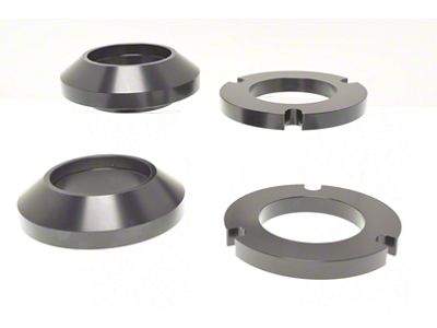 Westcott Designs 3-Inch Front PreLoad Collar Lift Kit; Raw Aluminum (05-23 Tacoma SR, SR5)