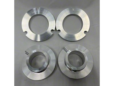 Westcott Designs 3-Inch Front Preload Collar Lift Kit; Raw Aluminum (16-23 Tacoma TRD Off-Road)