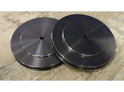 Westcott Designs 1-5/8-Inch Rear Lift Pucks; Black Anodized (22-26 Tundra w/o AVS System & Load-Leveling Air System)