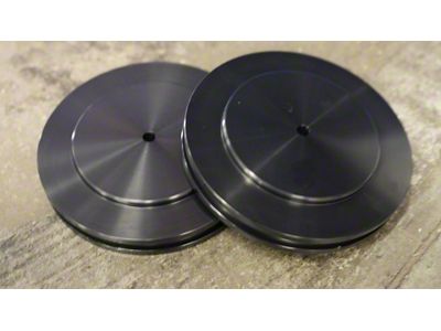 Westcott Designs 1-5/8-Inch Rear Lift Pucks; Raw Aluminum (22-26 Tundra w/o AVS System & Load-Leveling Air System)
