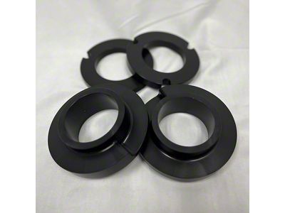 Westcott Designs 3-Inch Front PreLoad Collar Lift Kit; Black Anodized (07-21 Tundra w/ Bilstein 5100 Struts, Excluding TRD Pro)