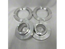 Westcott Designs 3-Inch Front PreLoad Collar Lift Kit; Raw Aluminum (22-26 Tundra w/ Black Hitachi Shocks, Excluding TRD Pro)