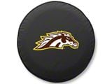 Western Michigan University Spare Tire Cover; Black (66-18 Jeep CJ5, CJ7, Wrangler YJ, TJ & JK)