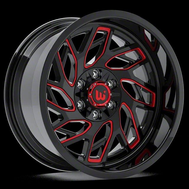 Western Style Custom Rims Western Wheels Titan MS83 Satin Bronze Face with Satin Black Lip 6-Lug ...