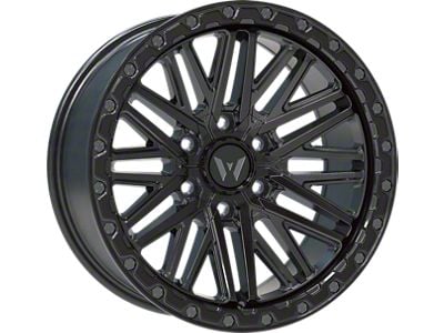Western Wheels AL04 Black Machined Face Dark Tint 6-Lug Wheel; 20x10; -12mm Offset (21-25 Bronco, Excluding Raptor)