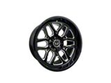 Western Wheels RANGER Gloss Black with Milling Spokes 6-Lug Wheel; 20x10; -12mm Offset (21-25 Bronco, Excluding Raptor)