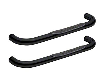 Signature 3-Inch Nerf Side Step Bars; Black (97-06 Jeep Wrangler TJ, Excluding Unlimited)